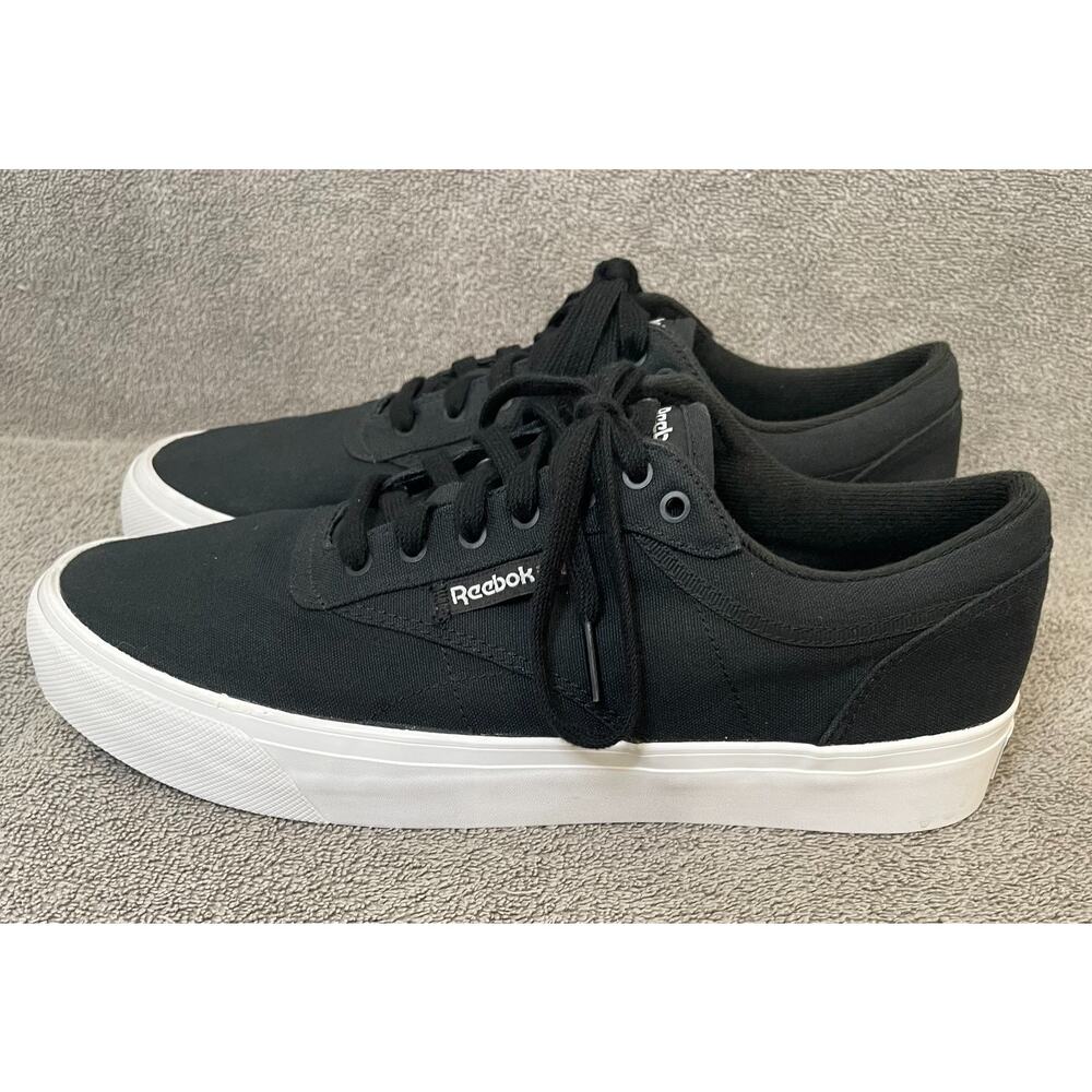 Reebok Men's Club C Coast Tennis Sneaker Black White size 11